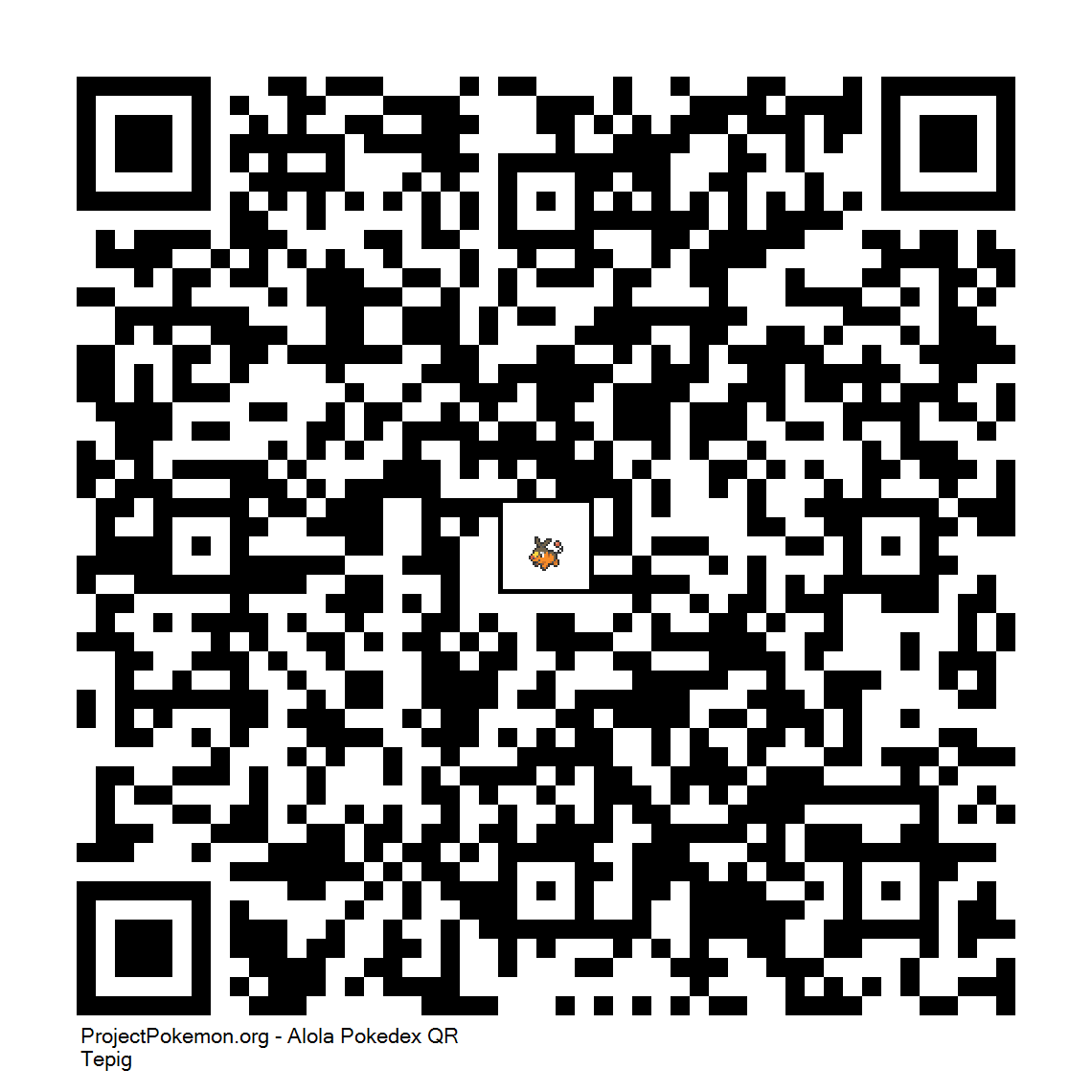 Cdigo QR de Tepig
